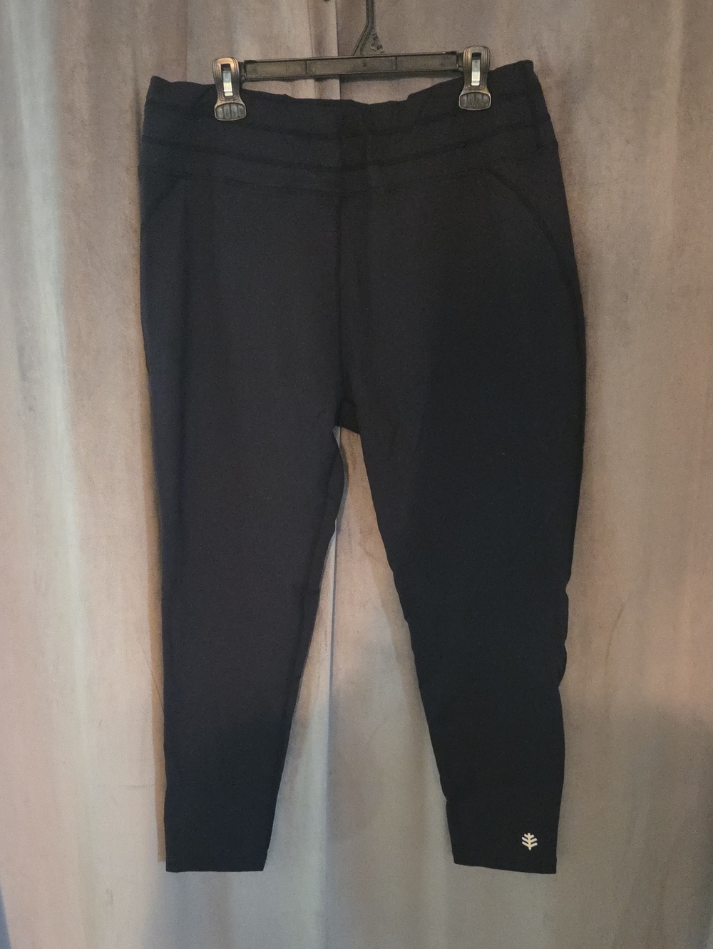 Coolibar XXL Black High-Waist Performance Leggings